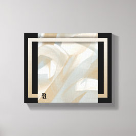 Impressão Em Tela 10x8" Sandy Tornado Trend Abstrato Art Beige