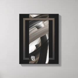 Impressão Em Tela 11x14" Terra’s Tender Whisper Abstract Brown Flowe