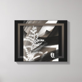 Impressão Em Tela 11x14" Terra’s Tender Whisper Abstract Brown Flowe