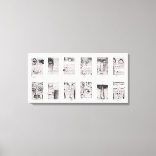 Impressão Em Tela 12 Bisclavetas em Les Lais de Marie de France C