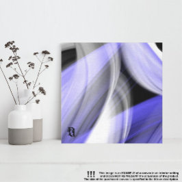 Impressão Em Tela 12x12" Lavender Moon Trend Abstract Art Violet