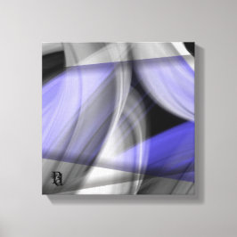 Impressão Em Tela 12x12" Lavender Moon Trend Abstract Art Violet