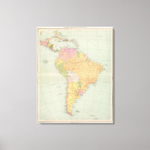 Impressão Em Tela 15152 Ámérica do Sul política