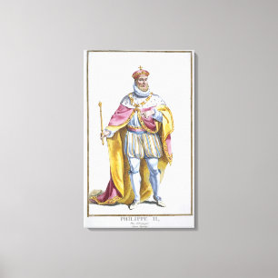 Impressão Em Tela 1527-98) reis de Philip II (da espanha 'de Receuil