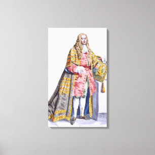Impressão Em Tela 1690-1764) primeiros senhores Hardwick de Philip