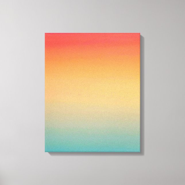 Impressão Em Tela 16x20 polegadas Arco-Íris moderno céu vermelho ama (Frente)