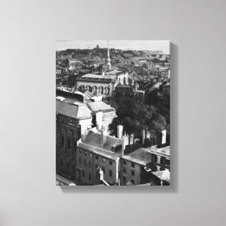 Impressão Em Tela 1859: Uma vista de Boston olhando para o sul