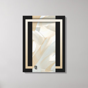 Impressão Em Tela 18x24" Sandy Tornado Trend Abstrato Art Beige