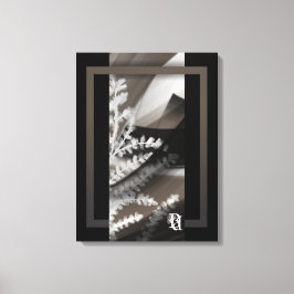 Impressão Em Tela 18x24"Terra’s Tender Whisper Abstract Brown Flower