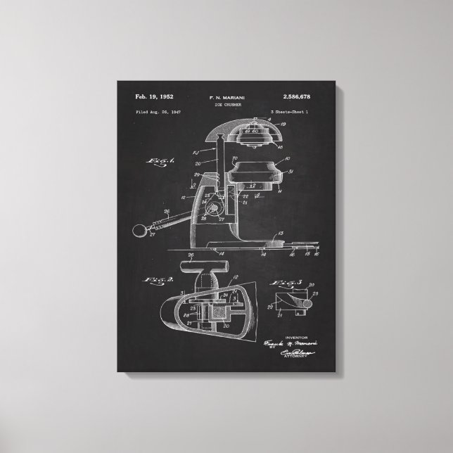 Impressão Em Tela 1947 Arte Mais Forte (Frente)