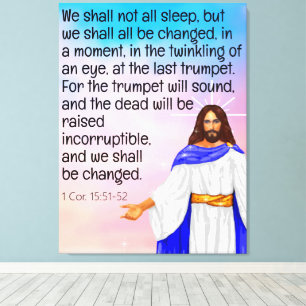 Impressão Em Tela 1 Cor. 15:51-52