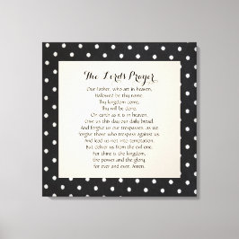 Impressão Em Tela 24 x 24 Oração do Senhor