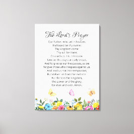 Impressão Em Tela 24 x 32 A tela de oração do Senhor