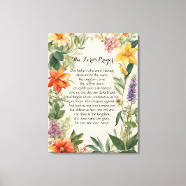 Impressão Em Tela 24 x 32 A tela de oração do Senhor