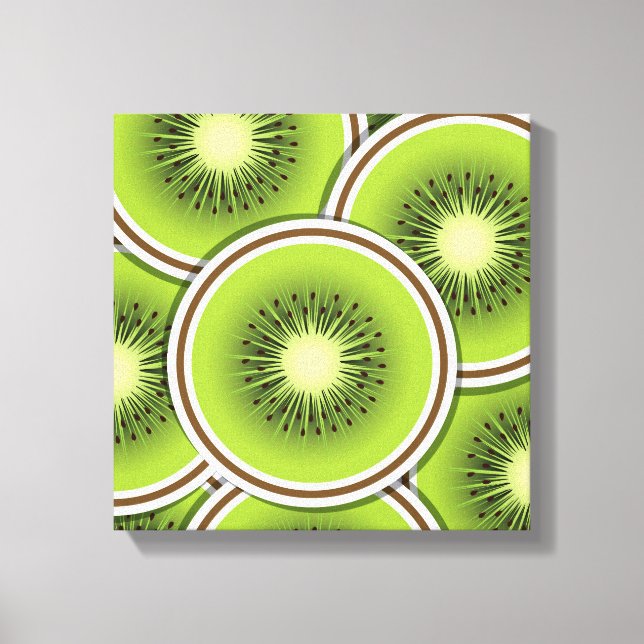 Impressão Em Tela 2 Kiwi (Frente)