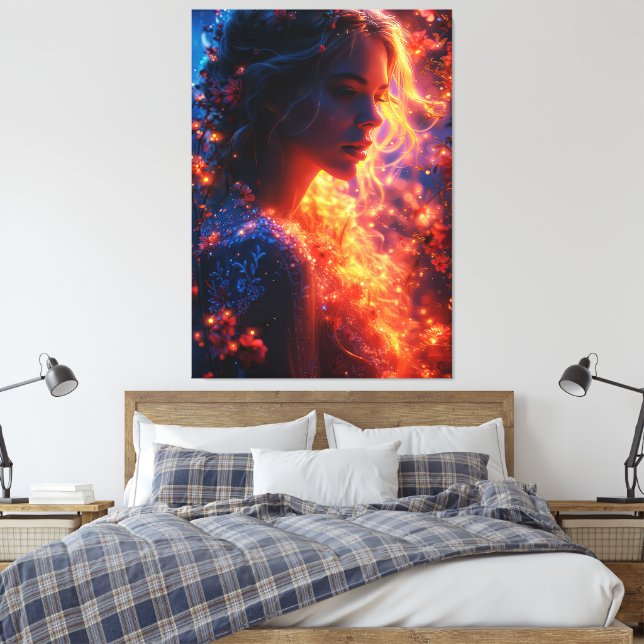 Impressão Em Tela #2 Mundo de faz de conta (Insitu(Quarto))