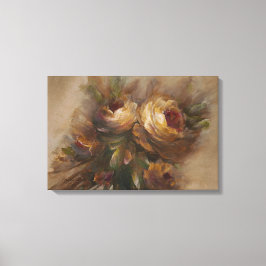 Impressão Em Tela 315 Rosas Op3 16" x 24"