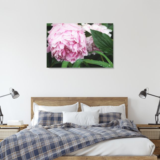 Impressão Em Tela 36"x24", cor-de-rosa (Insitu(Quarto))