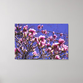 Impressão Em Tela 36"x24" cor-de-rosa Magnolia