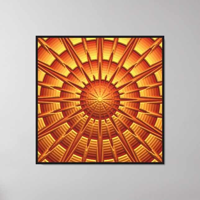 Impressão Em Tela 3D Abstrato Art 2A (Frente)