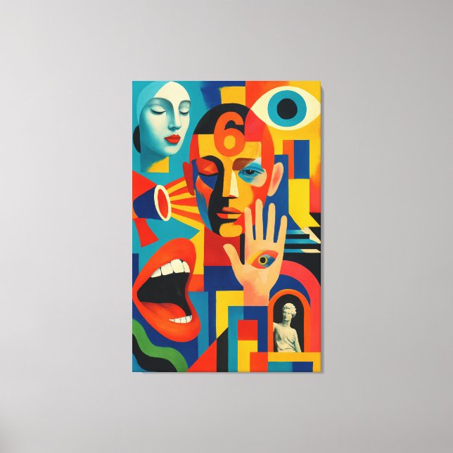 IMPRESSÃO EM TELA 6の意味は片目をつぶれば見えてくる (Frente)