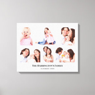 Impressão Em Tela 6 Seções Fotografias Personalizadas - Quadros de C