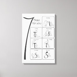 Impressão Em Tela 7 dias para você