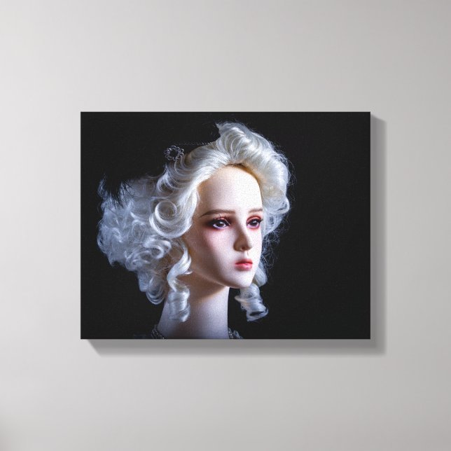 Impressão Em Tela 8370-Senhora Colonial com Tricorn Hat (Frente)