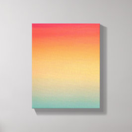 Impressão Em Tela 8 x 10 polegadas Arco-íris moderno céu vermelho am