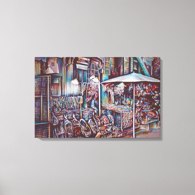 Impressão Em Tela 8th Street Rings (Frente)