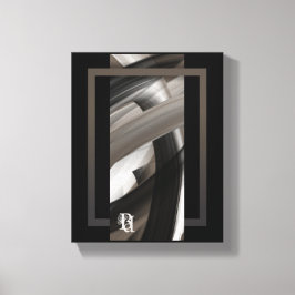 Impressão Em Tela 8x10" Terra’s Tender Whisper Abstract Brown Flower