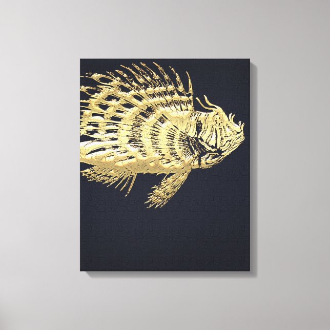 Impressão Em Tela 999.9: Lionfish (Frente)
