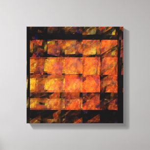 Impressão Em Tela A Abstrato da parede é preto e branco
