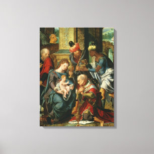Impressão Em Tela A adoração dos Magi, 1530