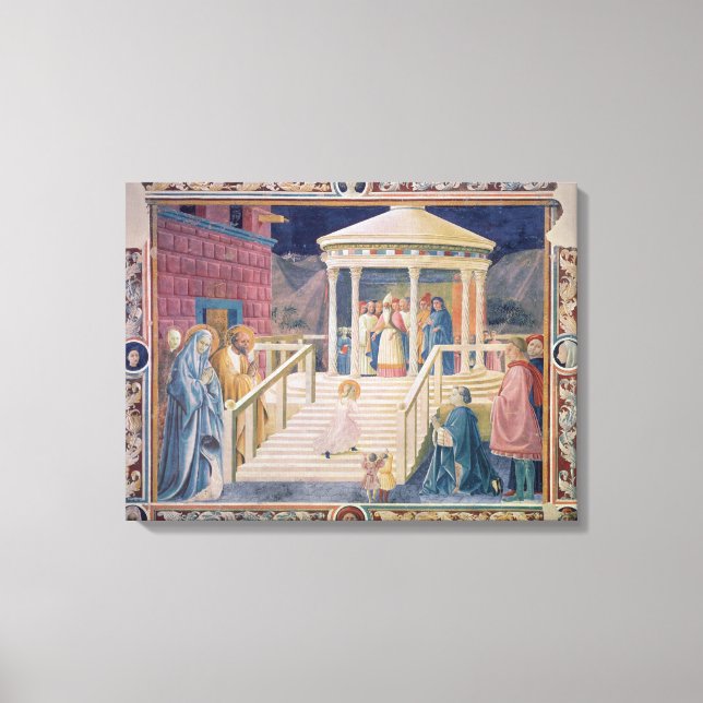 Impressão Em Tela A Apresentação da Bênção Virgem Maria (Frente)