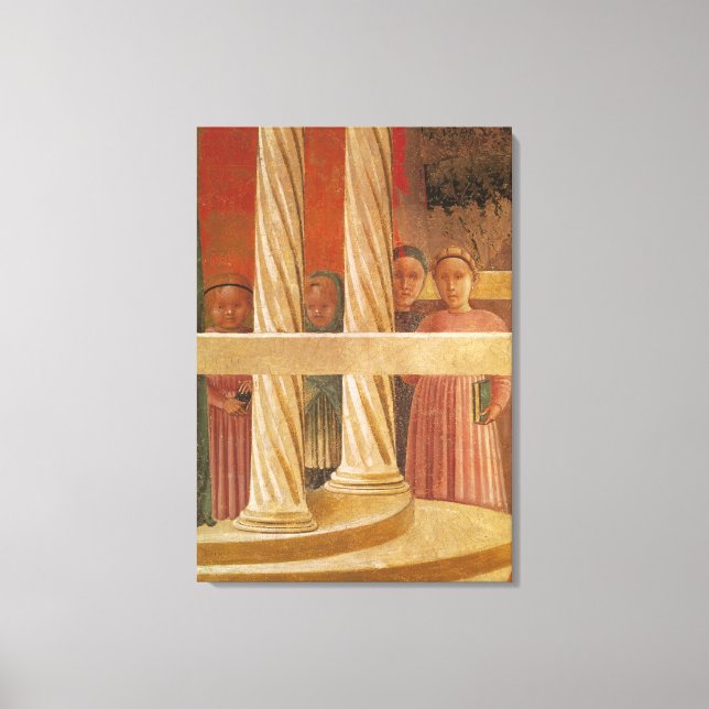 Impressão Em Tela A Apresentação de Maria no Templo, 1433-34 (Frente)