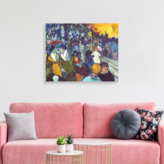 Impressão Em Tela A Arena em Arles | Van Gogh | (Insitu(Sala de estar))