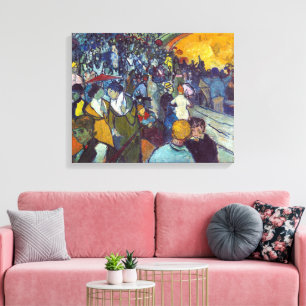 Impressão Em Tela A Arena em Arles   Van Gogh  