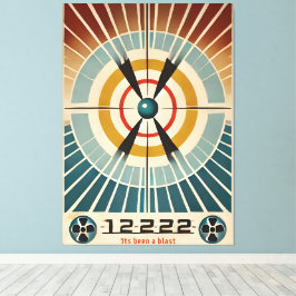 Impressão Em Tela A Arte Atômica Do meio século Foi Uma Explosão