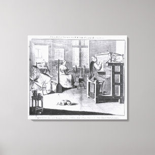 Impressão Em Tela A arte de guardar quadros de trabalho