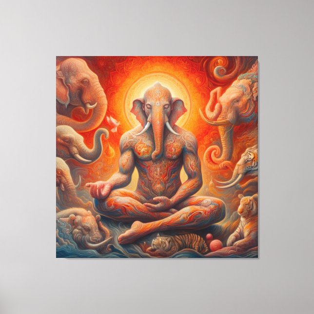 Impressão Em Tela A arte espiritual (Frente)