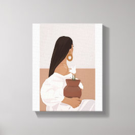 Impressão Em Tela A arte feminina inclui as mulheres e a sua beleza.