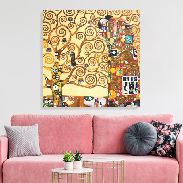 Impressão Em Tela A Árvore da Vida | Gustav Klimt | (Insitu(Sala de estar))