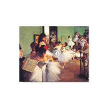 A Aula de Dança por Edgar Degas