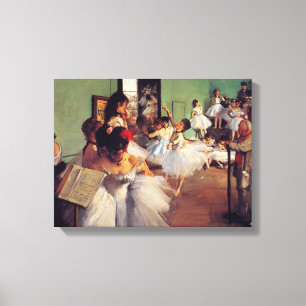 Impressão Em Tela A Aula de Dança por Edgar Degas