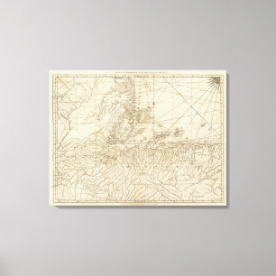 Impressão Em Tela A baía de Honduras