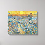 Impressão Em Tela A Bandeja | Vincent Van Gogh<br><div class="desc">The Sower (1888),  do artista poste-impressionista holandês Vincent Van Gogh. Arte original é um óleo na canvas. A cena da paisagem mostra um fazendeiro em um campo de abstrato com o sol amarelo brilhante no fundo. Use as ferramentas de design para adicionar texto personalizado ou personalizar a imagem.</div>