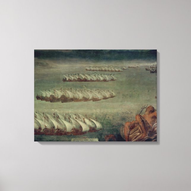 Impressão Em Tela A Batalha de Lepanto, 7 de outubro de 1571 (Frente)