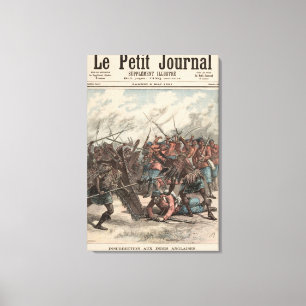 Impressão Em Tela A Batalha de Manipur