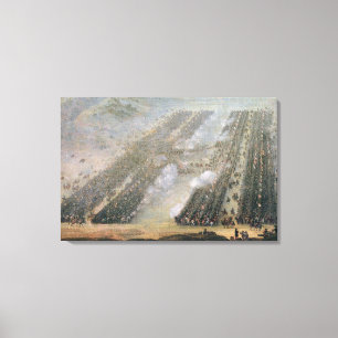 Impressão Em Tela A batalha de Poltava, 1750